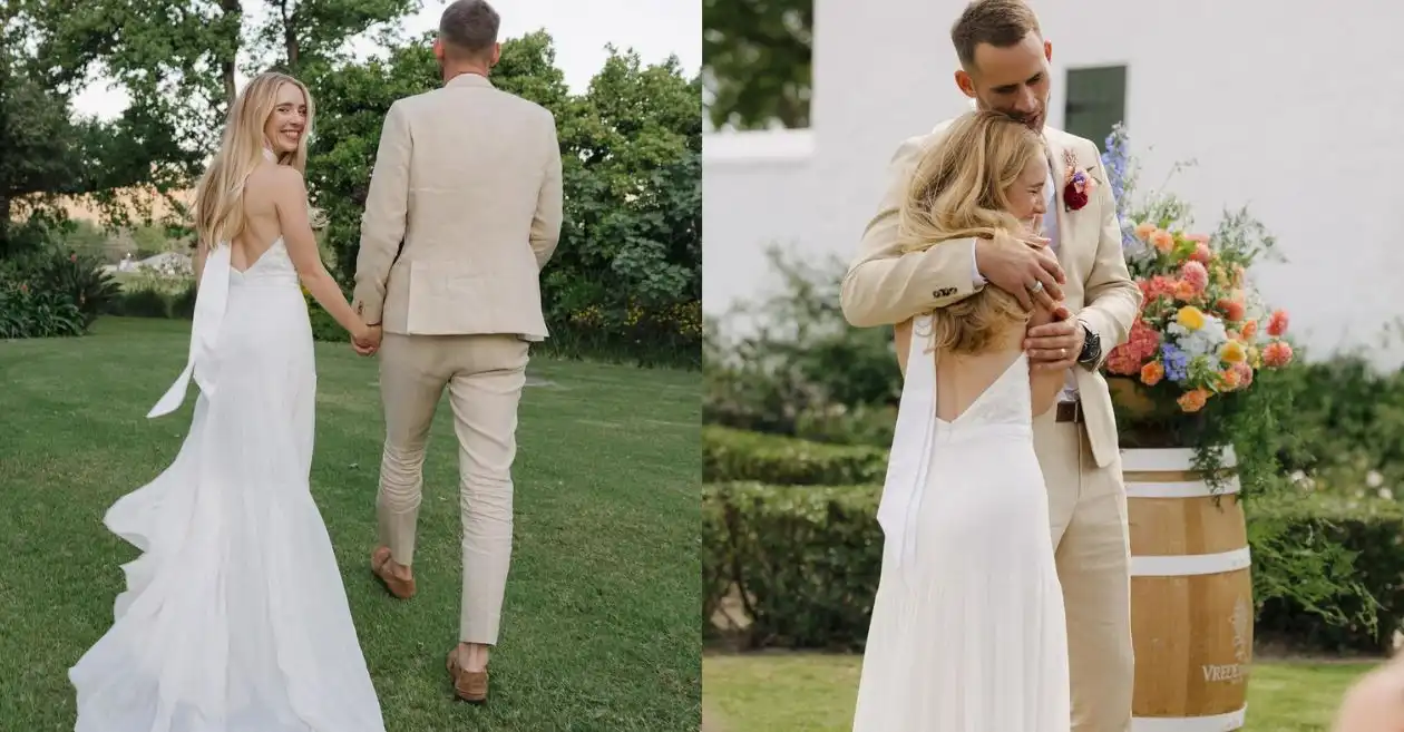 England star Alex Hales ties knot with his longtime girlfriend Nina Strong