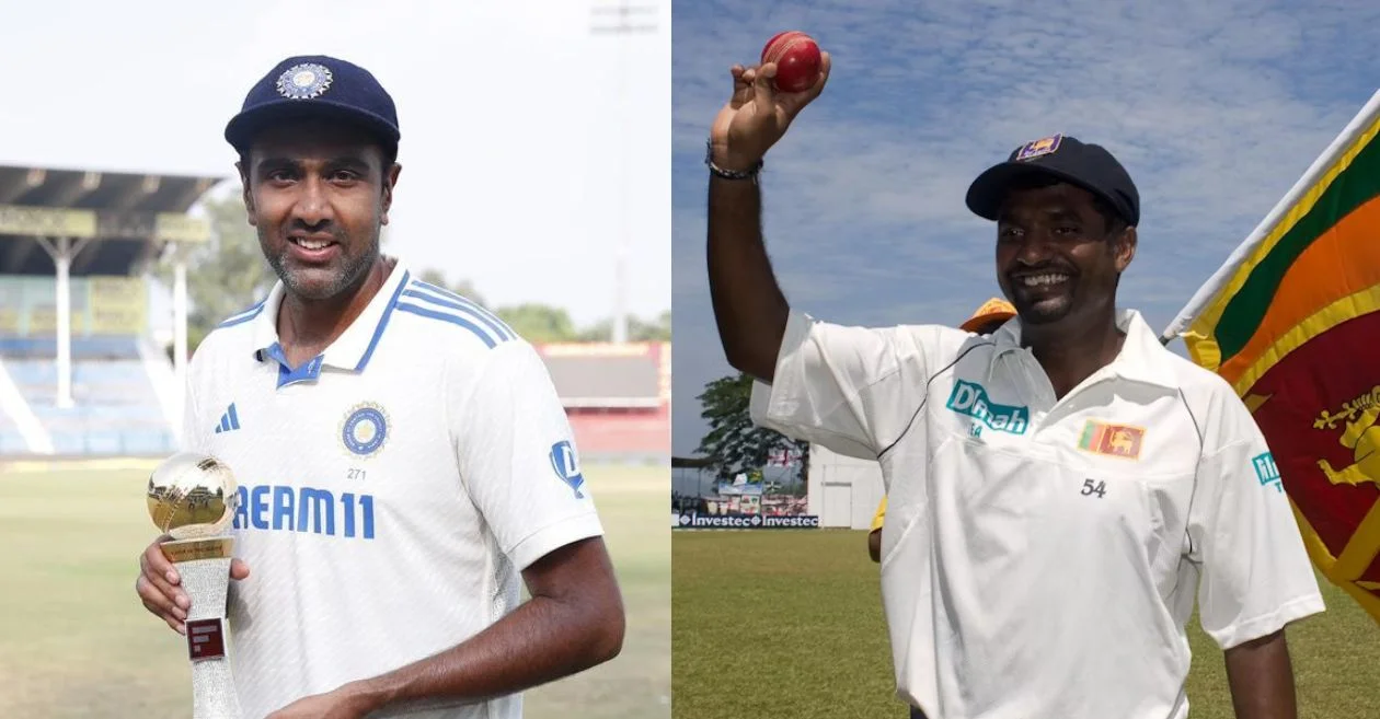 IND vs BAN: Ravichandran Ashwin equals Muttiah Muralitharan’s 17-year-old world record