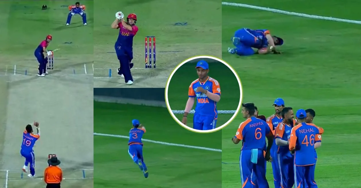 WATCH: Ayush Badoni’s Incredible Flying Catch in Emerging Asia Cup 2024