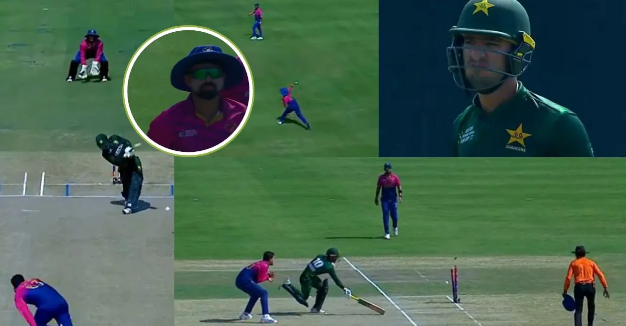 PAK-A vs UAE: Basil Hameed’s Stunning Run Out in Asia Cup 2024