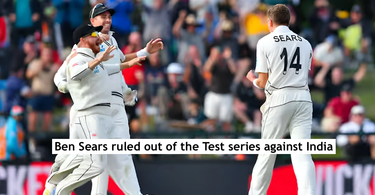 New Zealand announces Ben Sears replacement for the Test series against India