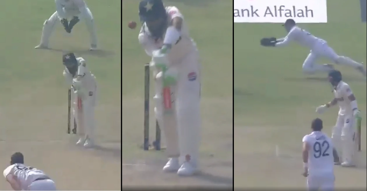 PAK vs ENG [WATCH]: Jamie Smith takes a sharp catch as Brydon Carse removes Mohammad Rizwan