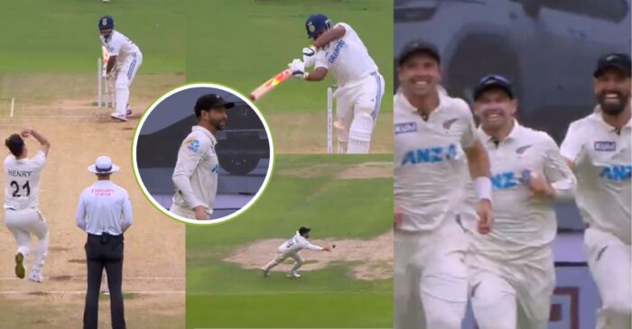 WATCH: Devon Conway takes a jaw-dropping flying catch to dismiss Sarfaraz Khan on Day 2 of Bengaluru Test | IND vs NZ