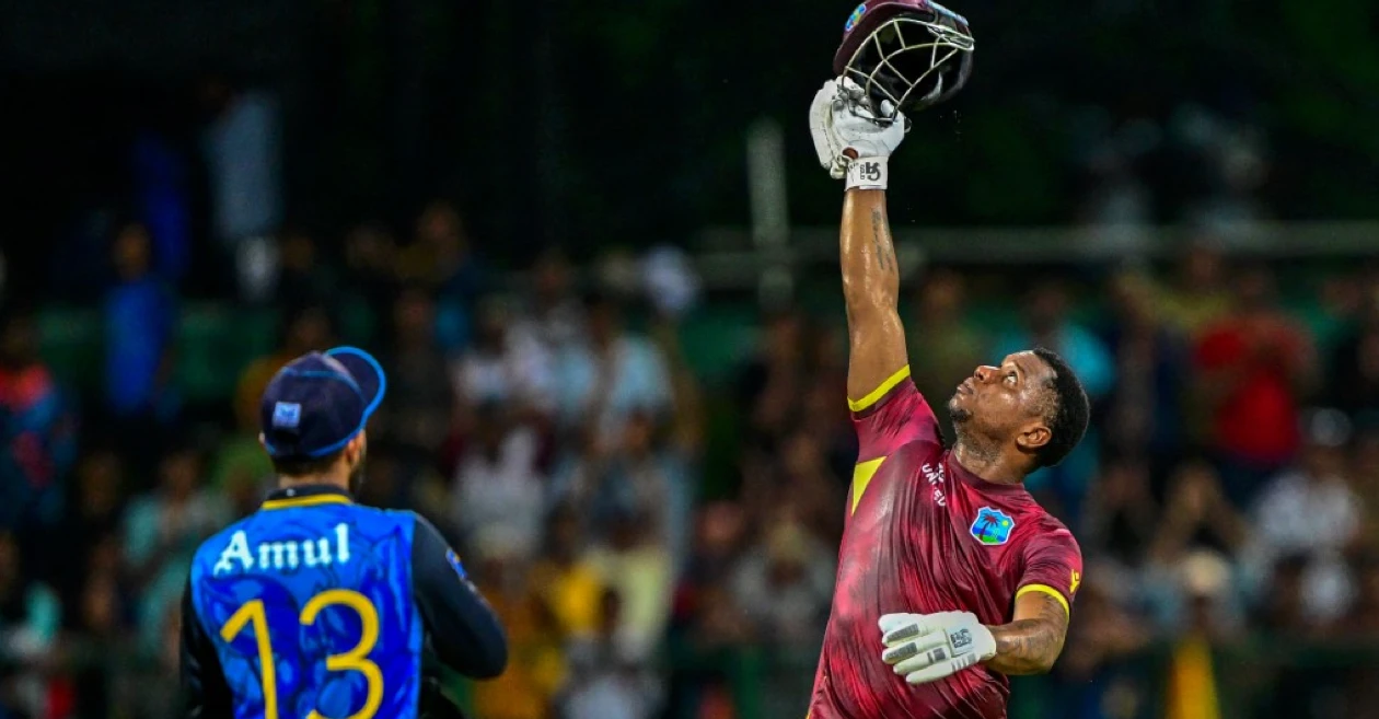 Evin Lewis's century on ODI comeback