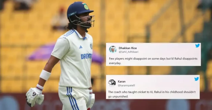 IND vs NZ: Twitter roasts KL Rahul for his 6-ball duck on Day 2 of the Bengaluru Test