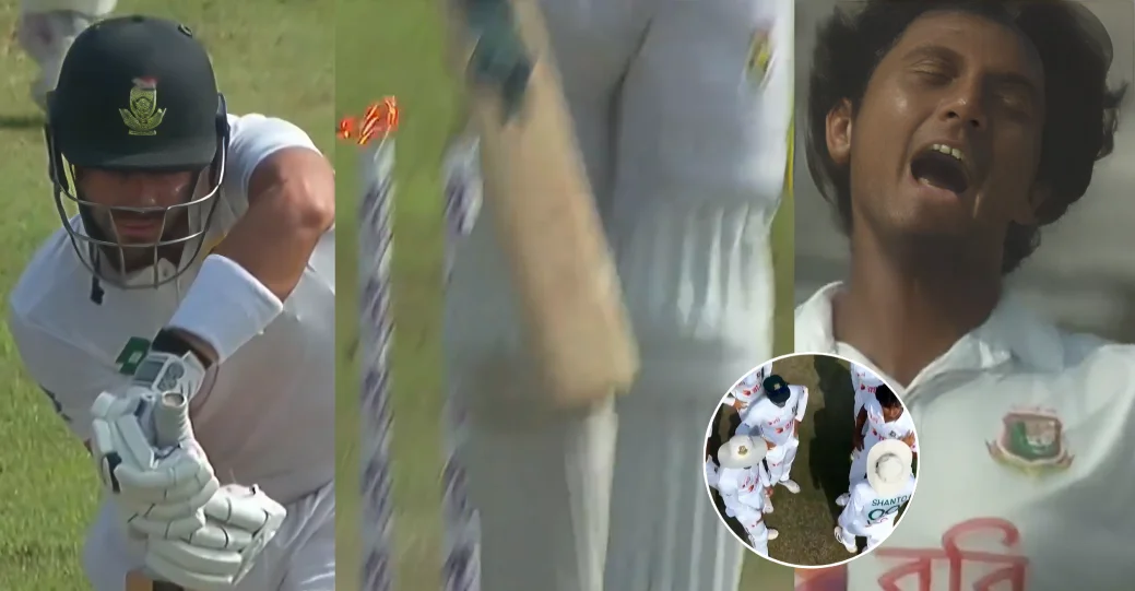 BAN vs SA [WATCH]: Hasan Mahmud bowls an absolute jaffa to dismiss Aiden Markram on Day 1 of the first Test