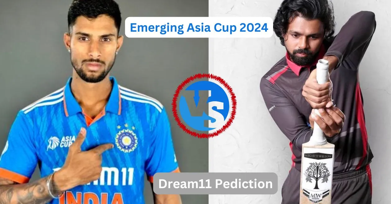 IND-A vs UAE, Emerging Asia Cup 2024: Match Prediction, Dream11 Team, Fantasy Tips & Pitch Report