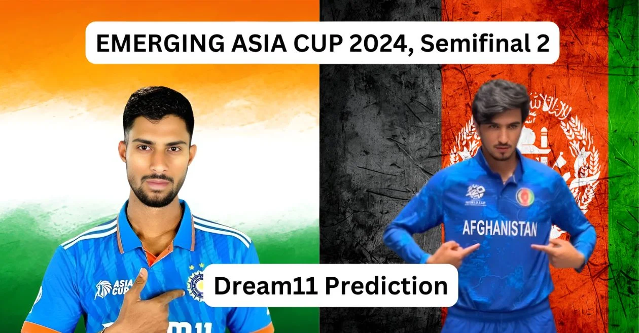 IND-A vs AF-A, Emerging Asia Cup 2024 Semifinal 2: Match Prediction, Dream11 Team, Fantasy Tips & Pitch Report | India A vs Afghanistan A