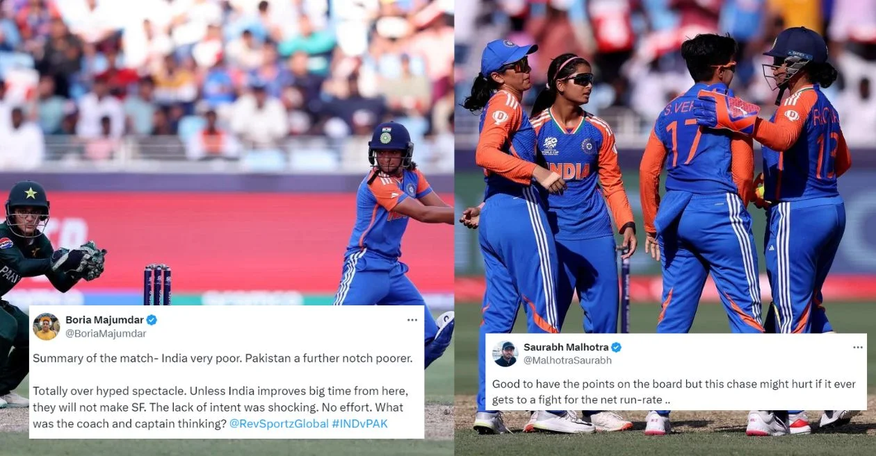 Twitter Reactions: India edge past Pakistan to register first win in Women’s T20 World Cup 2024