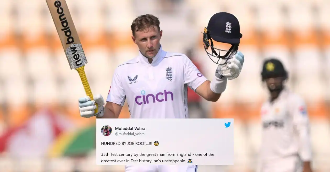 Followers go wild as England star Joe Root hits thirty fifth century within the first Take a look at in opposition to Pakistan