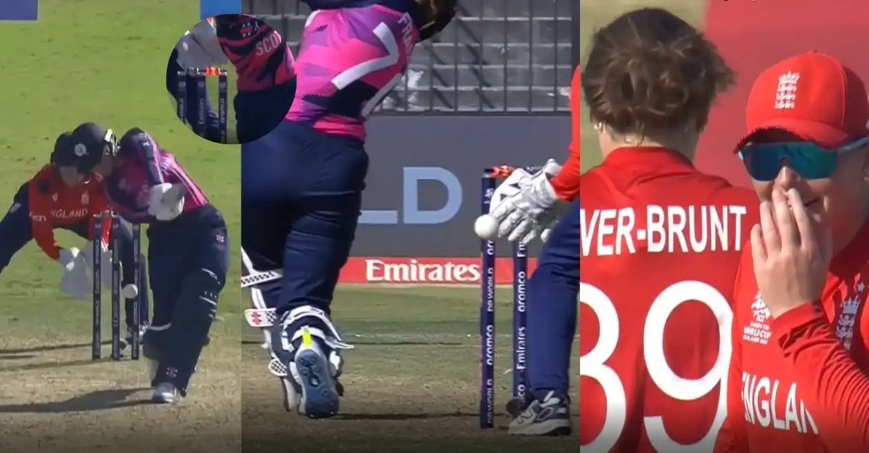 WATCH: Katherine Fraser survives after delivery hits stumps in Women T20 World Cup 2024