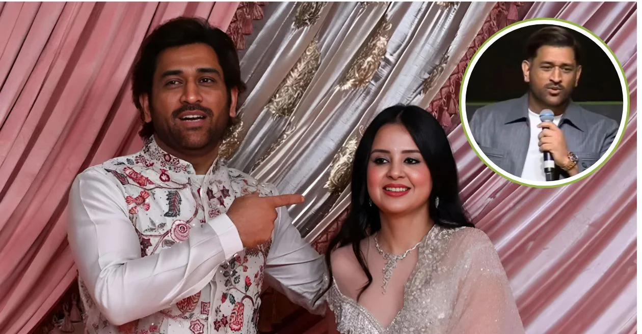 WATCH: MS Dhoni shares a light-hearted story of his wife Sakshi teaching him cricket basics