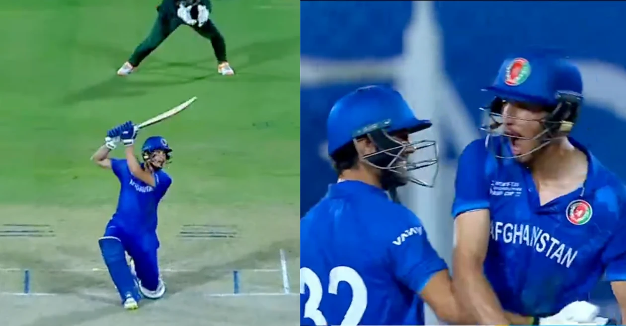 WATCH: Sediqullah Atal seals the deal for Afghanistan A with a maximum against Sri Lanka A in Emerging Teams Asia Cup 2024