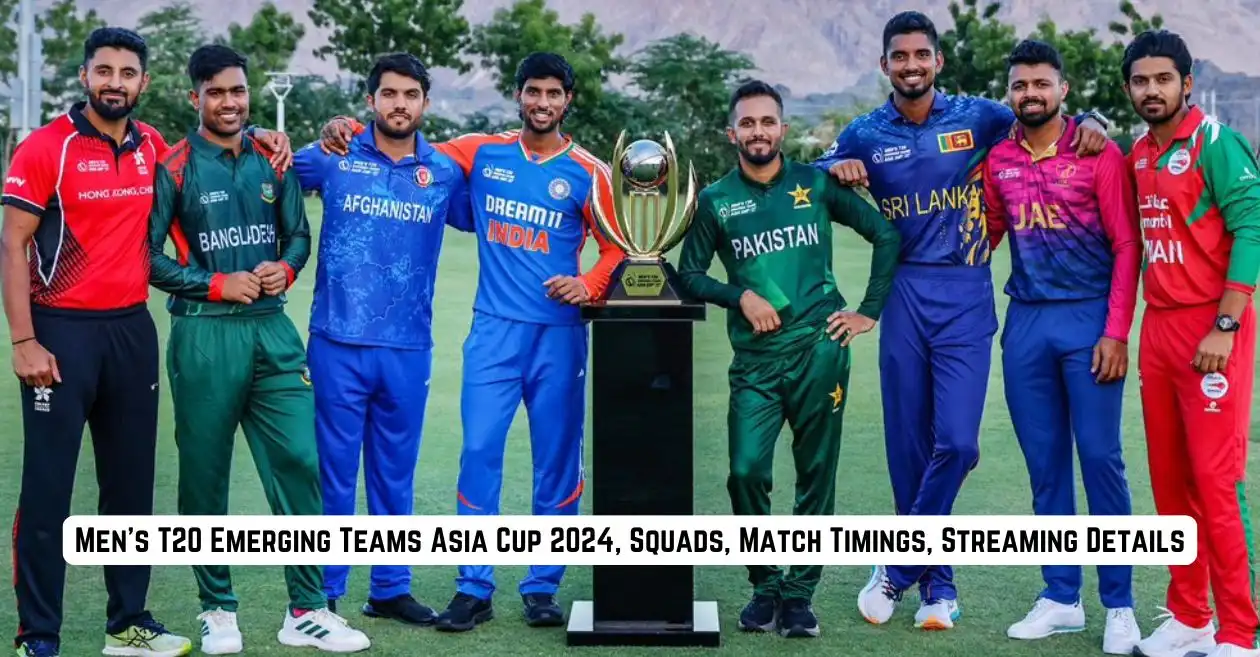 Men’s T20 Emerging Teams Asia Cup 2024: Schedule & Squad Info