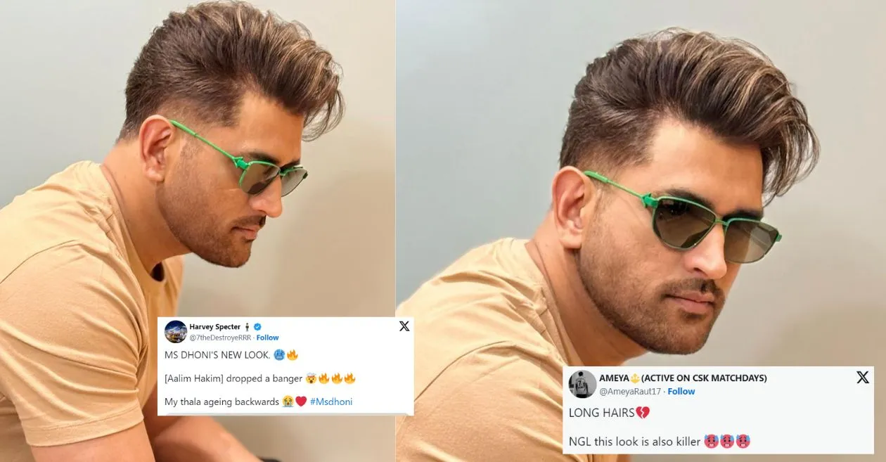 Netizens React to MS Dhoni’s ‘Xtreme Cool’ Hairdo