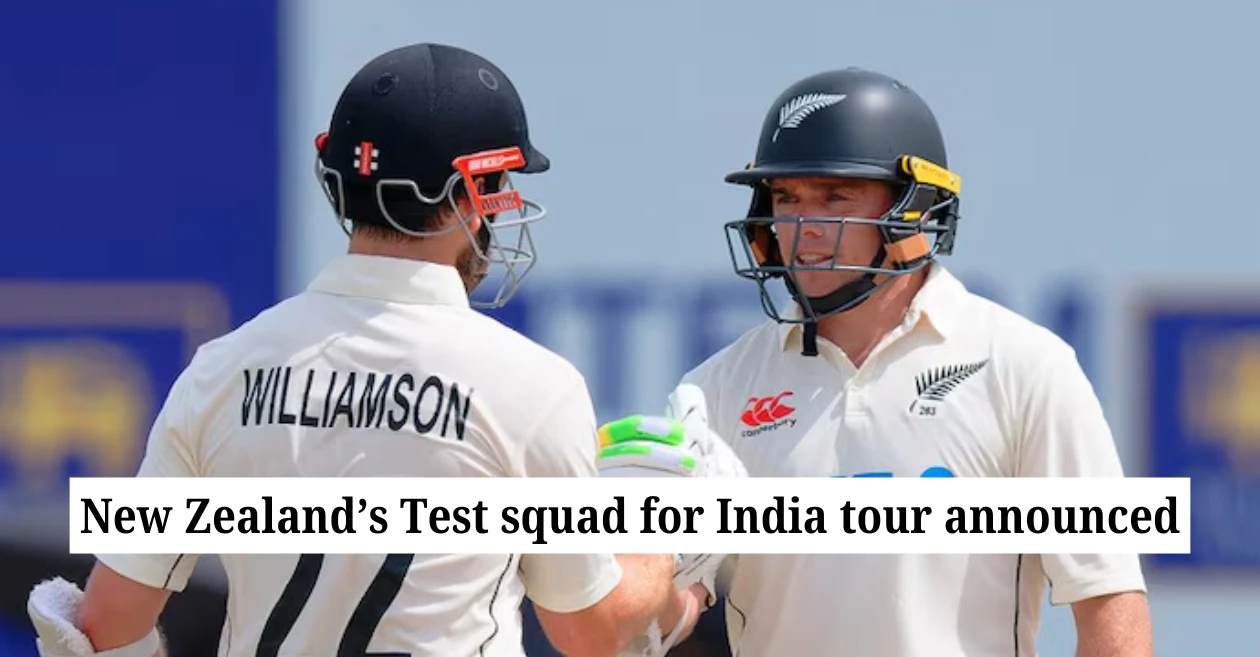 New Zealand's Test squad for India tour announced