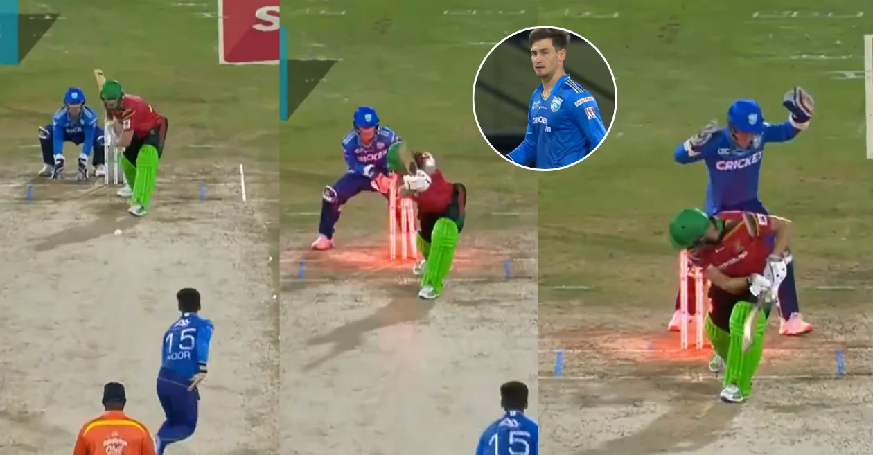 WATCH: Noor Ahmad’s spin masterclass takes down Dwaine Pretorius in CPL 2024 Qualifier 1