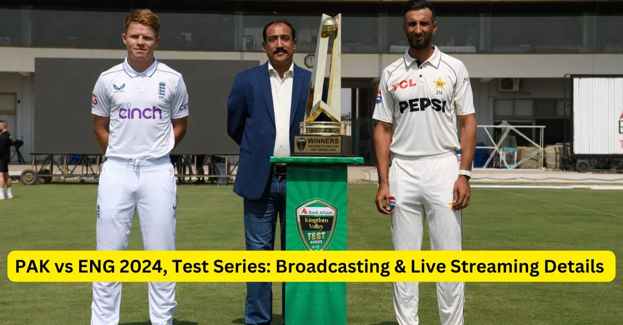 PAK vs ENG 2024, Test Series: Broadcasting & Live Streaming Details – When and Where to watch in India, Pakistan, UK, USA, Australia and other countries