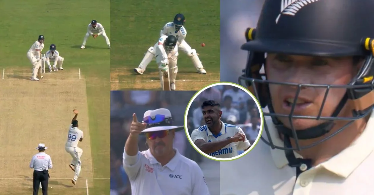 IND vs NZ [WATCH]: Ravichandran Ashwin removes Tom Latham with an absolute beauty on Day 1 of 2nd Test