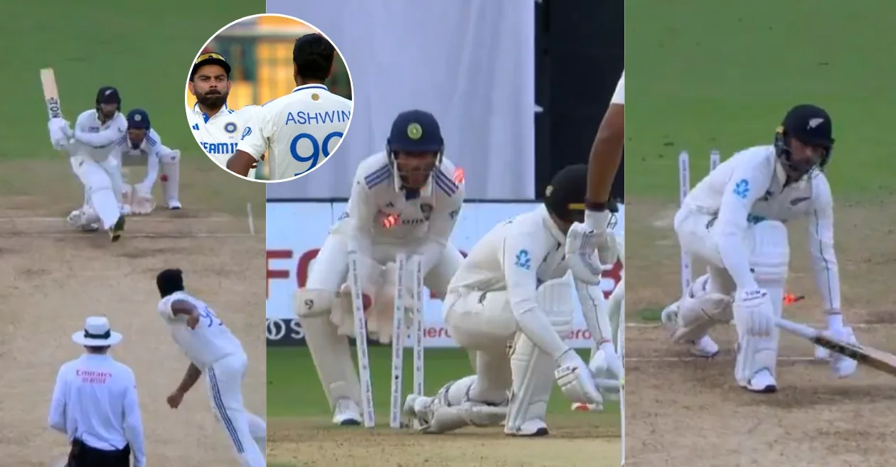 IND vs NZ [WATCH]: Ravichandran Ashwin’s spin magic to dismiss Devon Conway on Day 2 of the first Test