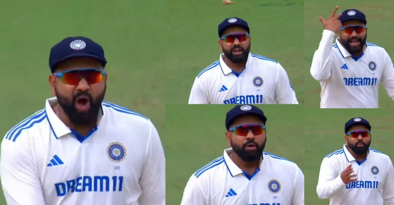 IND vs NZ [WATCH]: Rohit Sharma spotted losing his cool on Sarfaraz Khan on Day 2 of the first Test