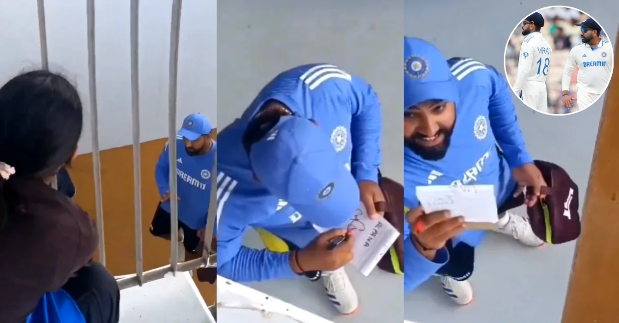 Rohit Sharma's autograph sparks fan's request to Virat Kohli