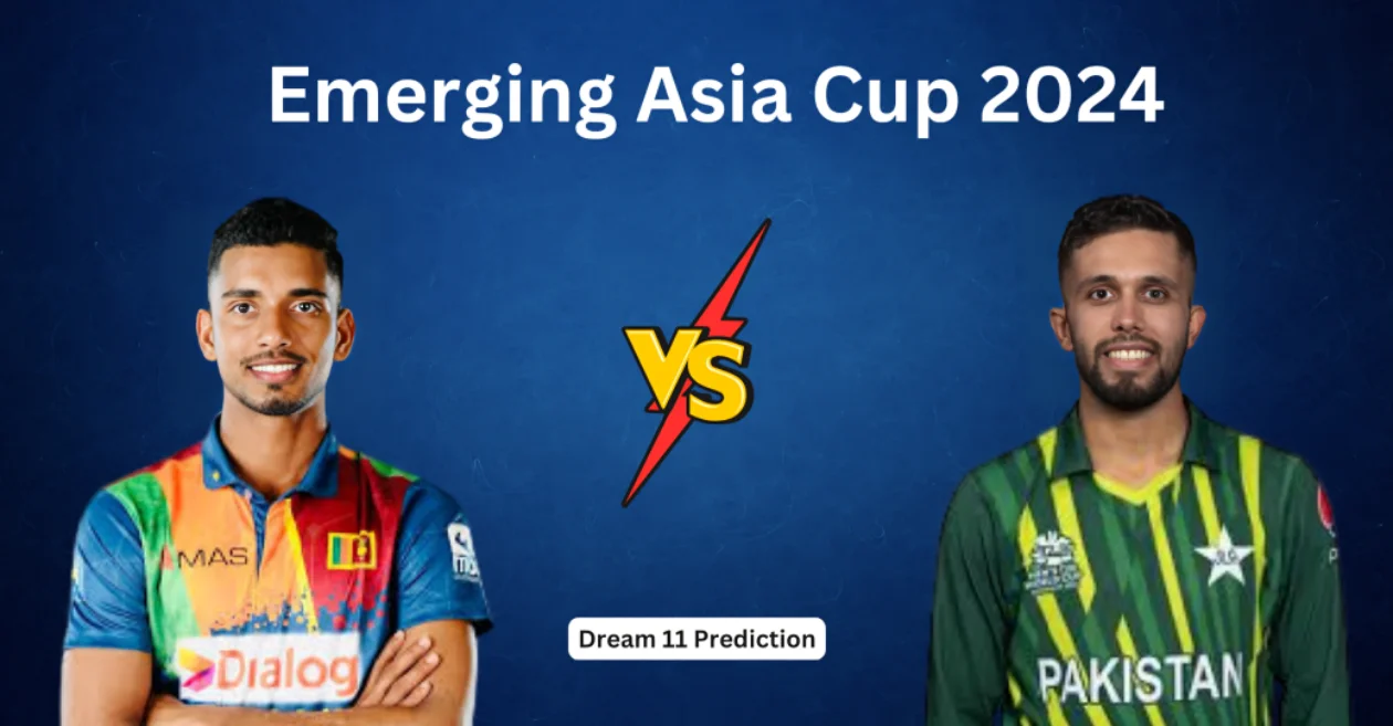 SL-A vs PK-A, Emerging Asia Cup 2024: Match Prediction, Dream11 Team, Fantasy Tips & Pitch Report | Sri Lanka A vs Pakistan A