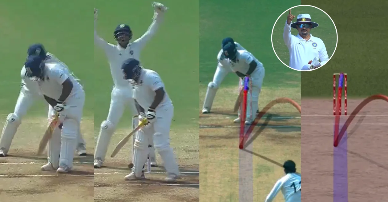 WATCH: Saransh Jain traps Sarfaraz Khan with his spin masterclass in Irani Cup 2024