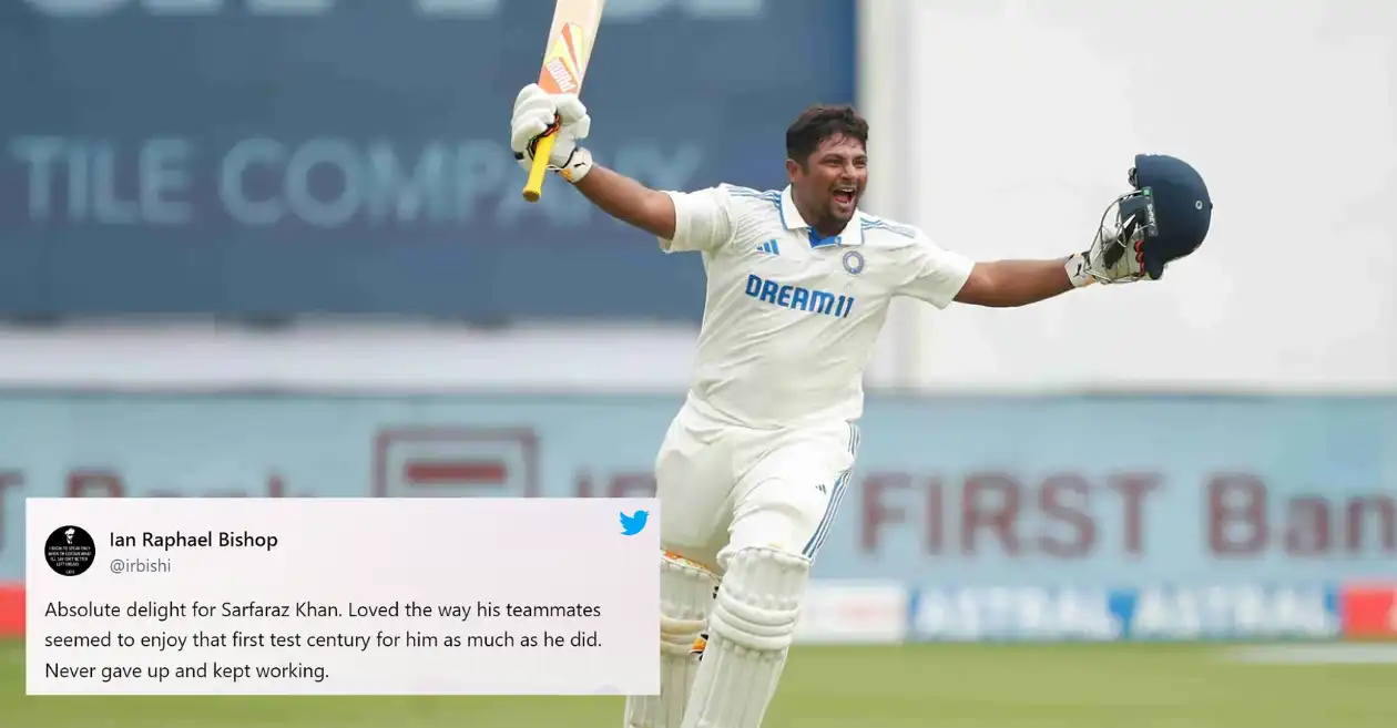 Fans Celebrate as Sarfaraz Khan Smashes Maiden Hundred in Bengaluru Test