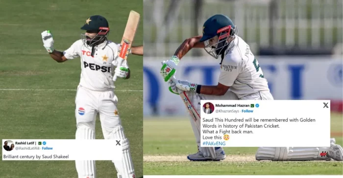 Twitter Reactions: Saud Shakeel’s gritty ton leads Pakistan’s fightback on Day 2 of the third Test