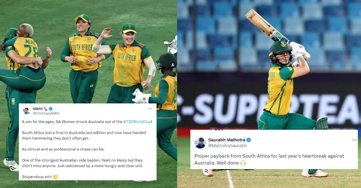 Twitter Reactions: South Africa knocks out six-time champion Australia to succeed in the Girls’s T20 World Cup 2024 last