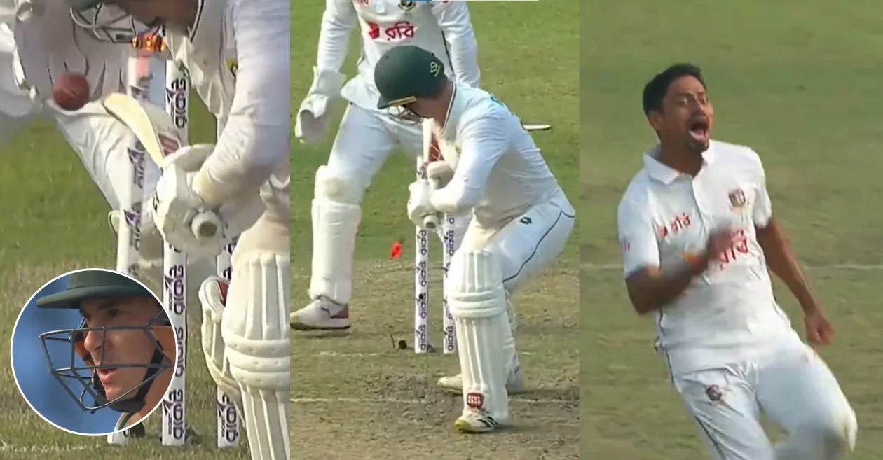 BAN vs SA [WATCH]: Taijul Islam claims 200th Test wicket, becomes second Bangladesh player to achieve the milestone