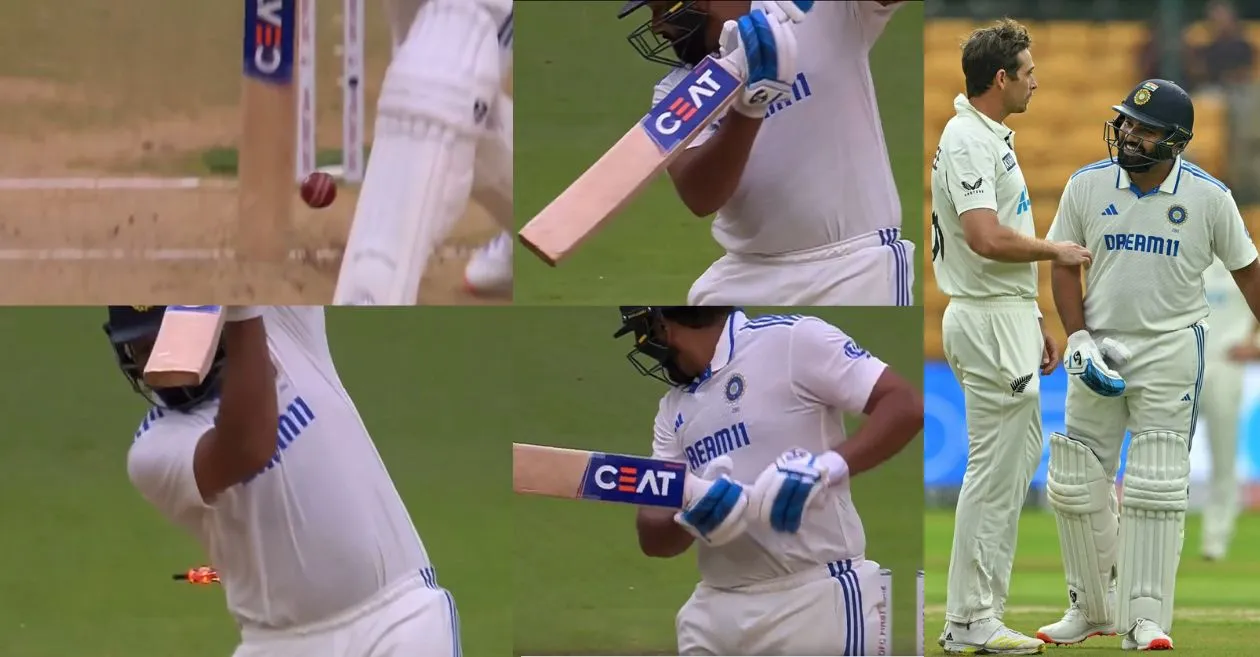 IND vs NZ [WATCH]: Tim Southee dismisses Rohit Sharma with a peach of a delivery on Day 2 of the first Test