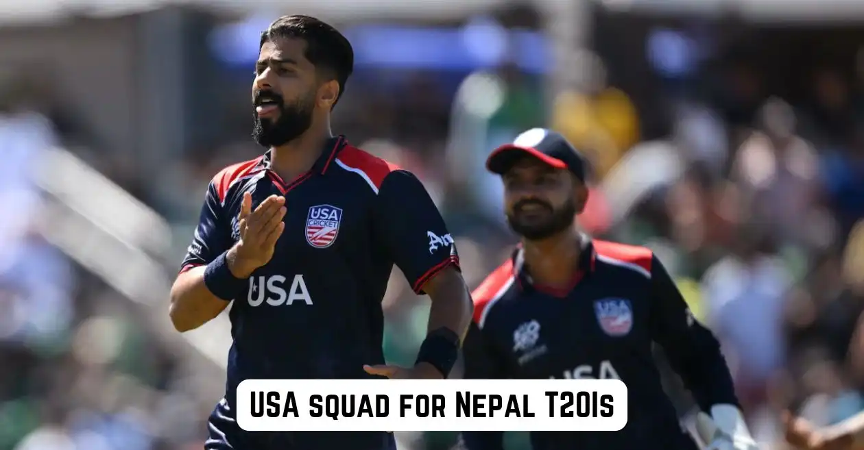 USA squad announced for T20I series against Nepal; Ali Khan makes comeback