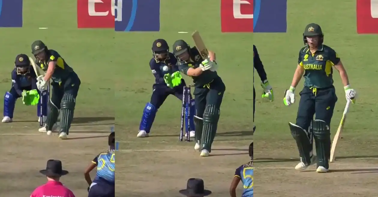 WATCH: Udeshika Prabodhani cleans up Alyssa Healy with a beauty in Women’s T20 World Cup 2024