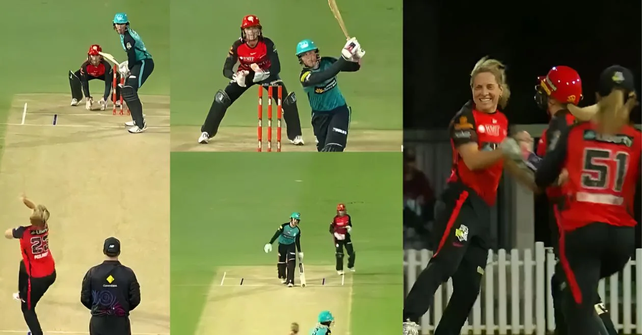 WATCH: Sophie Molineux takes revenge by dismissing Grace Harris after being hit for a monstrous six in the WBBL 2024