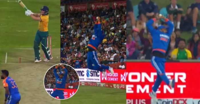 SA vs IND: [WATCH]: Axar Patel pulls off a stunning catch to dismiss David Miller in the 3rd T20I