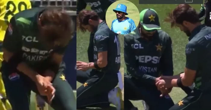 AUS vs PAK [WATCH]: Babar Azam turns physio to aid Shaheen Afridi’s injury in 3rd ODI