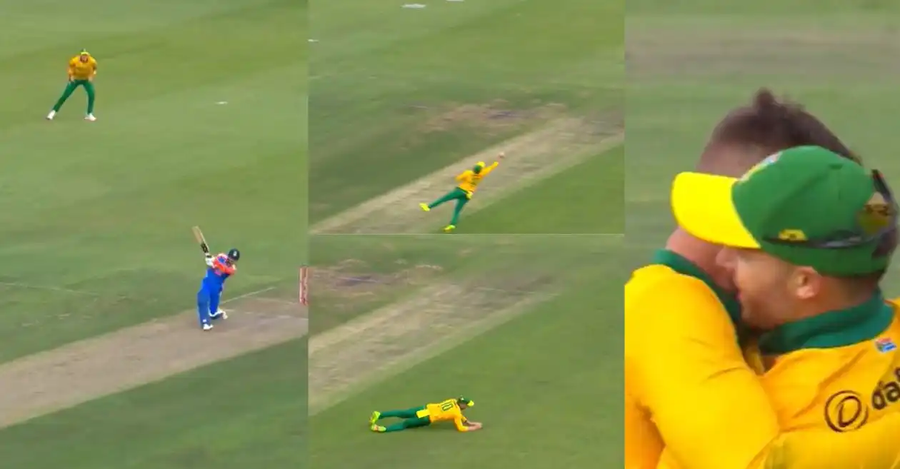 SA vs IND [WATCH]: David Miller plucks a one-handed stunner to dismiss Tilak Varma in 2nd T20I