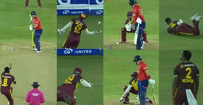 WI vs ENG [WATCH]: West Indies drop three catches and lose the series