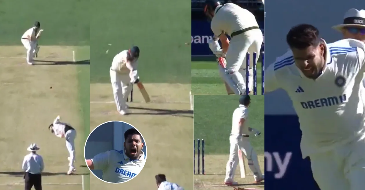 AUS vs IND [WATCH]: Harshit Rana cleans up Travis Head with a ripper on Day 1 of Perth Test