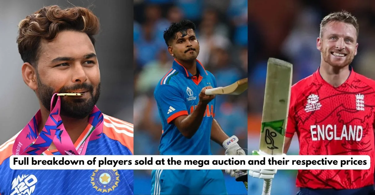 IPL 2025 [Day 1]: Full checklist of gamers bought on the mega public sale with their worth