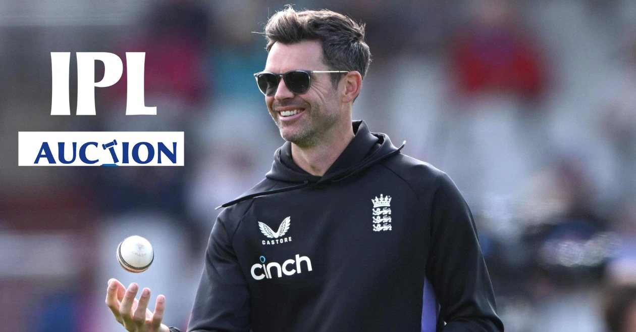 James Anderson among 1574 players to register for IPL 2025 Auction