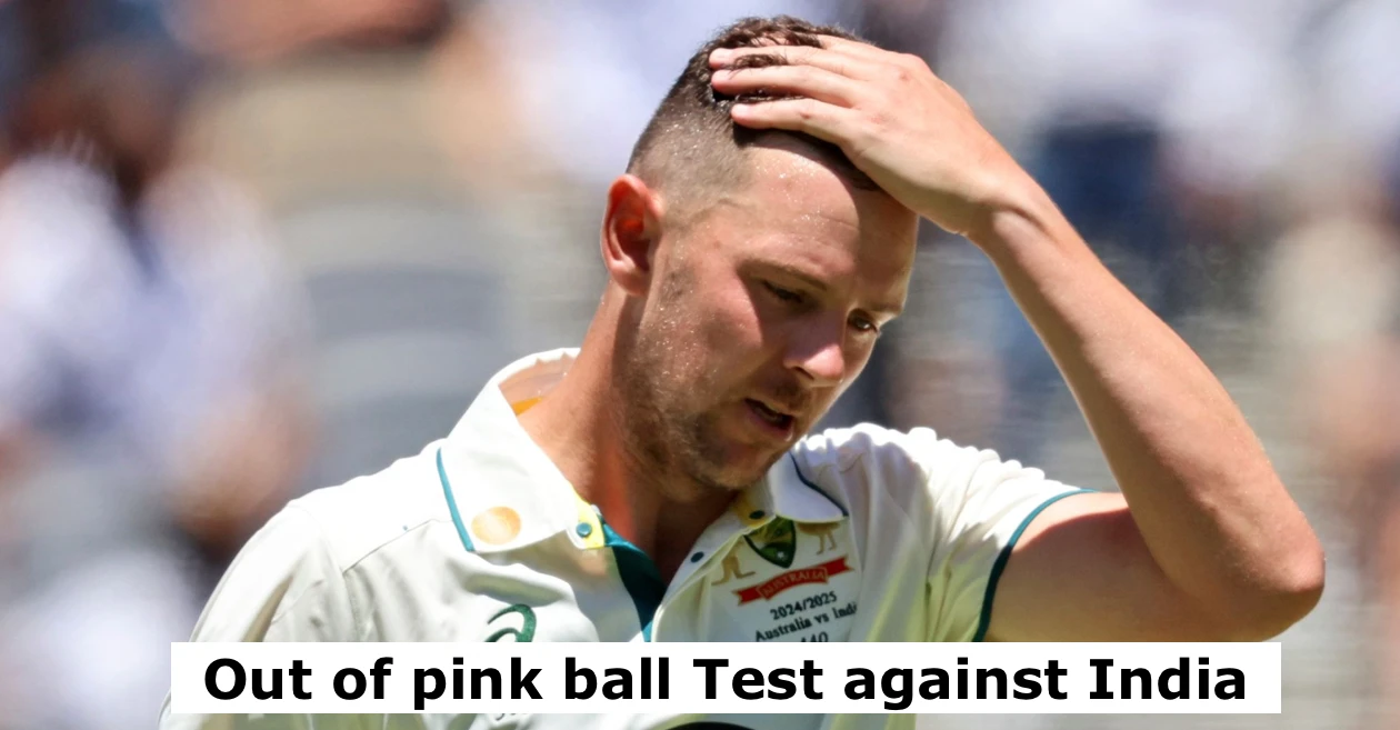 AUS vs IND: Josh Hazlewood ruled out of pink-ball Test, Australia adds two pacers as replacement options