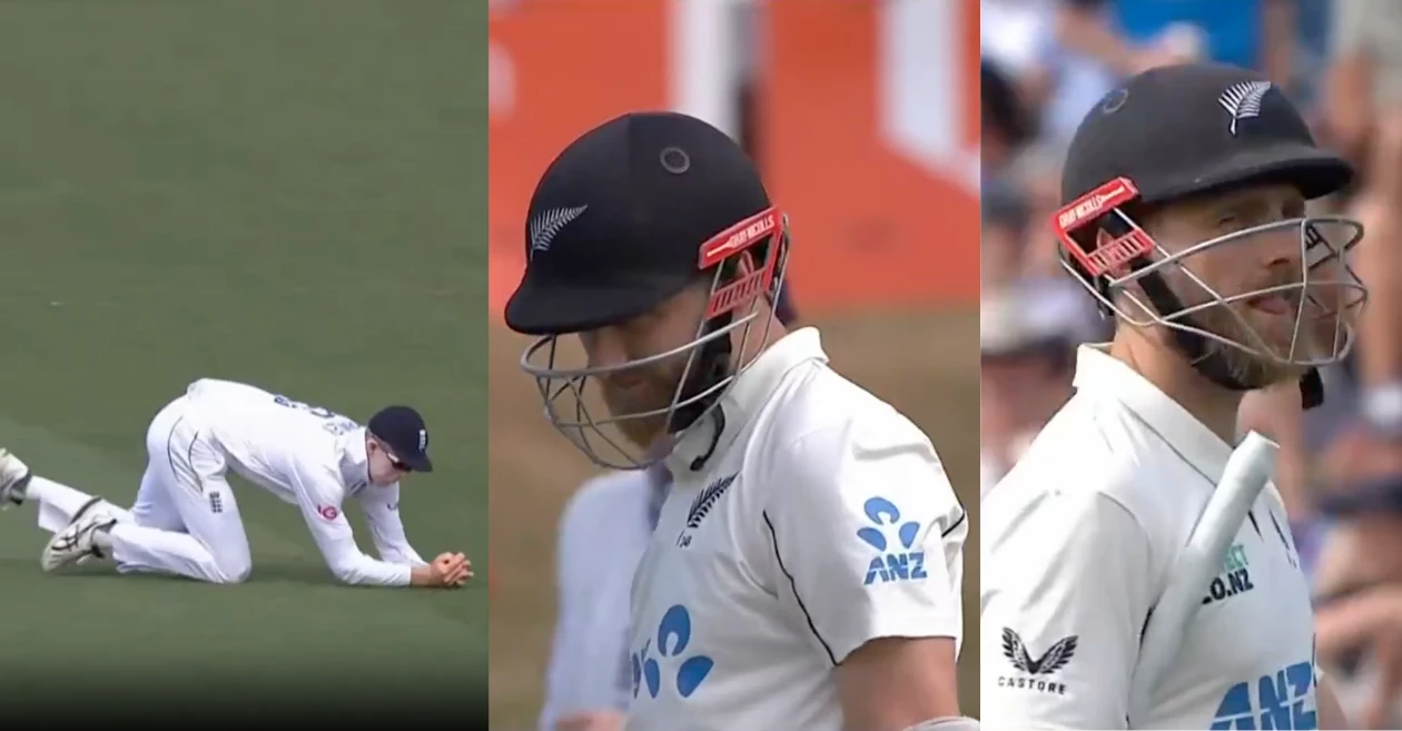 NZ vs ENG [WATCH]: Kane Williamson disappointed after missing century in Christchurch Test