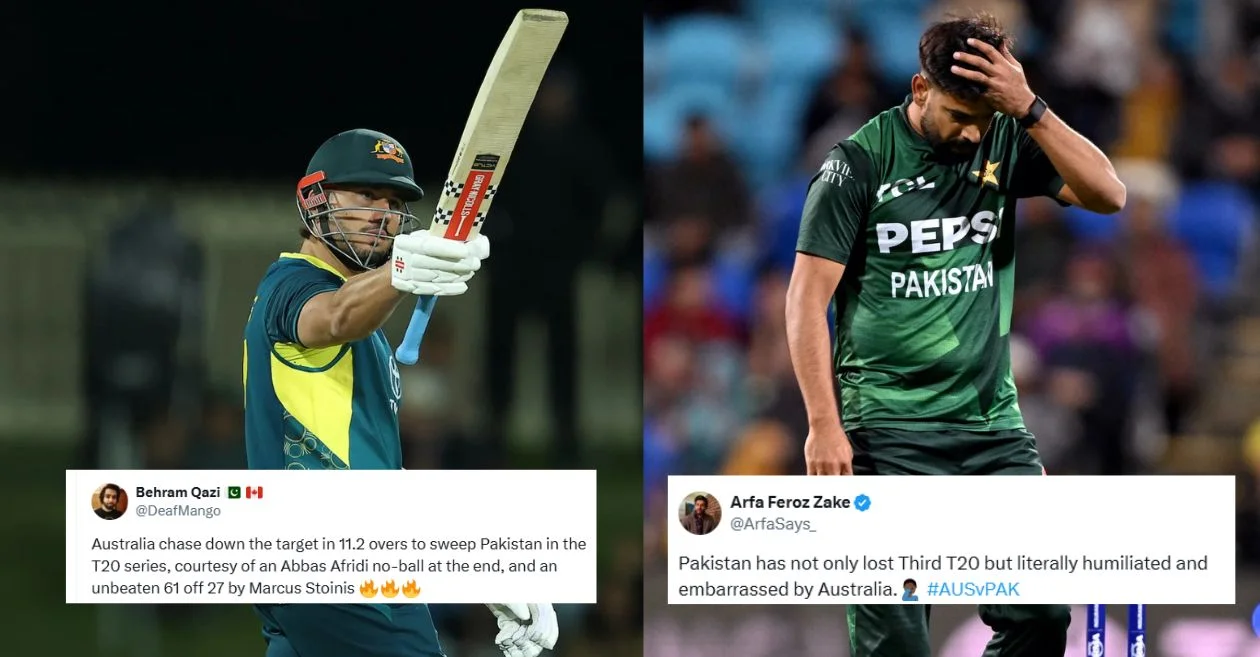 Twitter erupts as Marcus Stoinis, bowlers lead Australia to 3-0 whitewash over Pakistan in T20I series