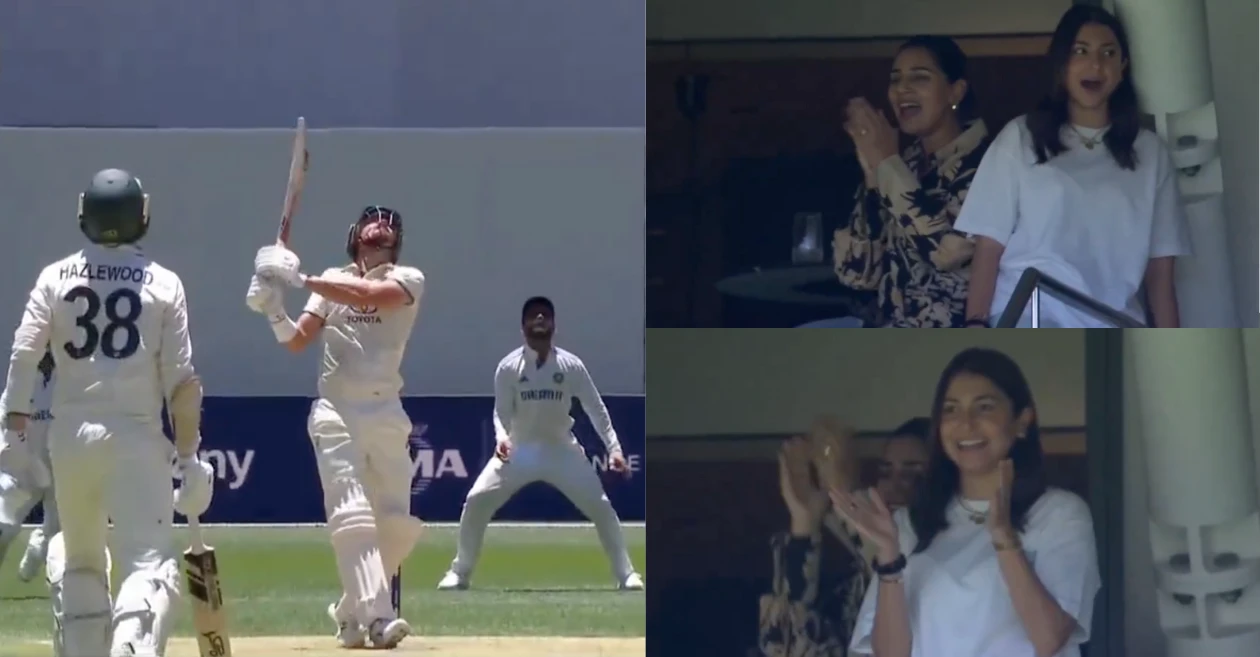 AUS vs IND, 1st Test: Anushka Sharma and Sanjana Ganesan celebrate as Harshit Rana dismisses Mitchell Starc following Virat Kohli’s advice