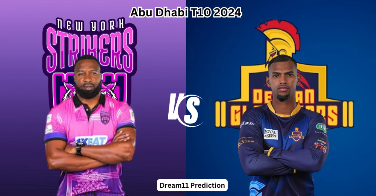 NYS vs DG, Abu Dhabi T10 2024: Match Prediction, Dream11 Team, Fantasy Tips & Pitch Report | New York Strikers vs Deccan Gladiators