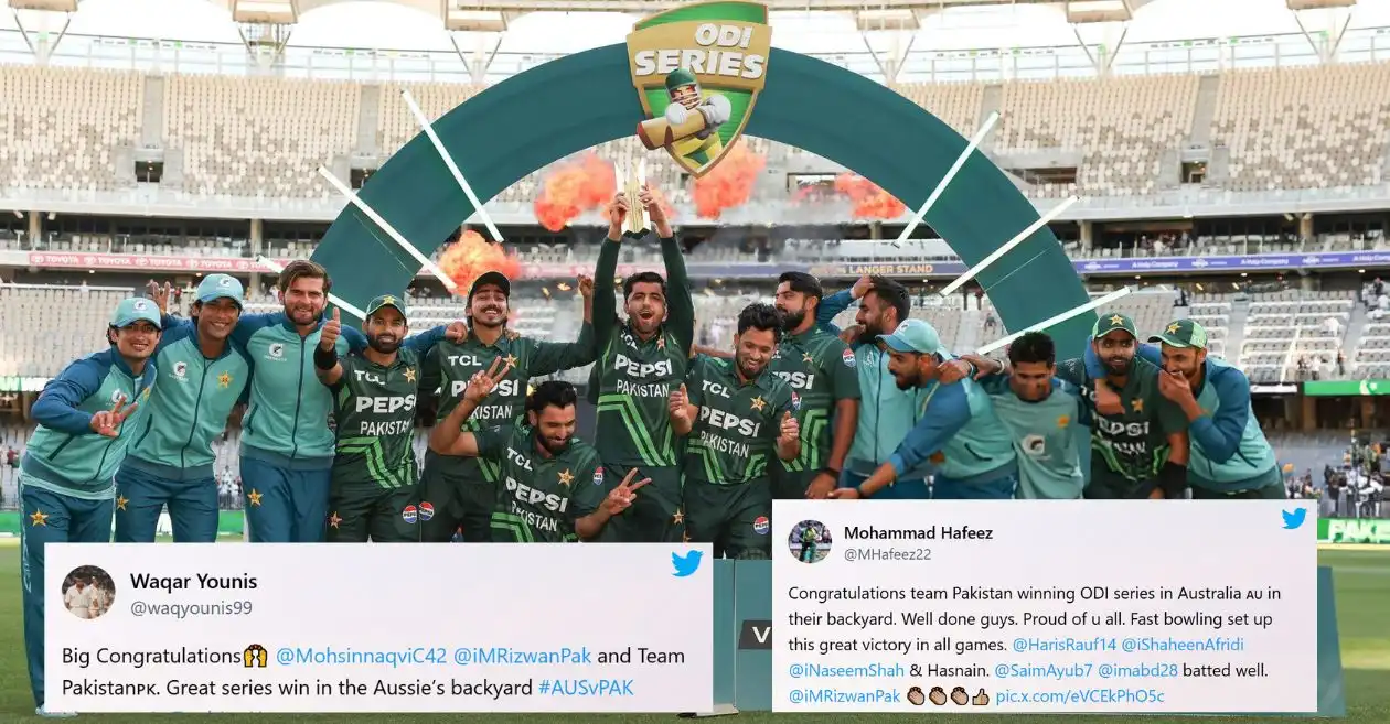 Cricket fraternity reacts as Pakistan beat Australia in 3rd ODI to secure historic series win