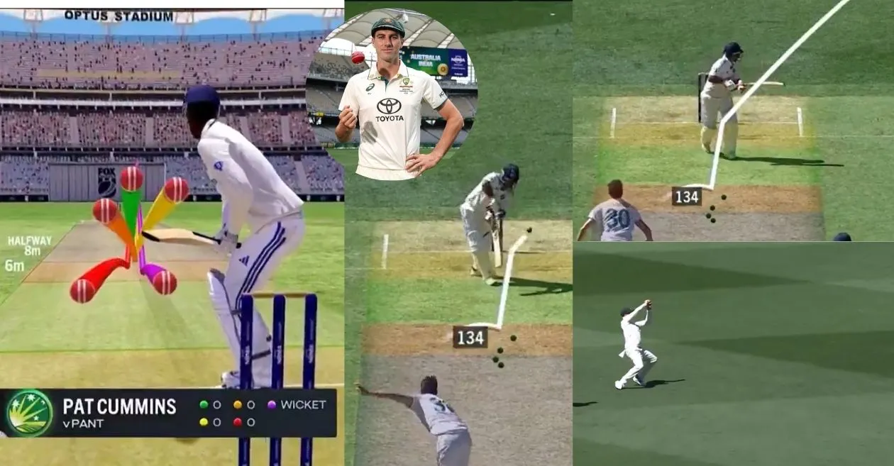 AUS vs IND 2024 [WATCH]: Pat Cummins outfoxes Rishabh Pant on Day 1 of Perth Test